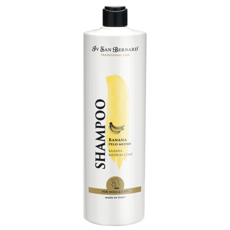 Iv San Bernard Banana Shampoo keskipitkälle turkille