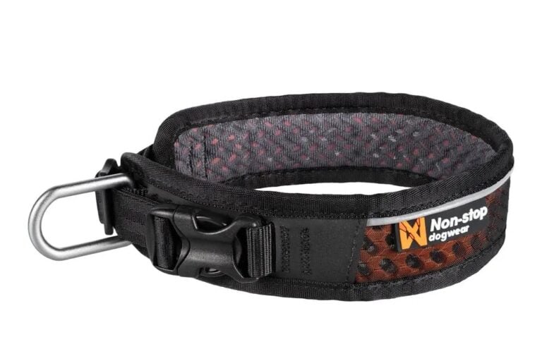 Non-Stop Rock Adjustable Collar black/orange