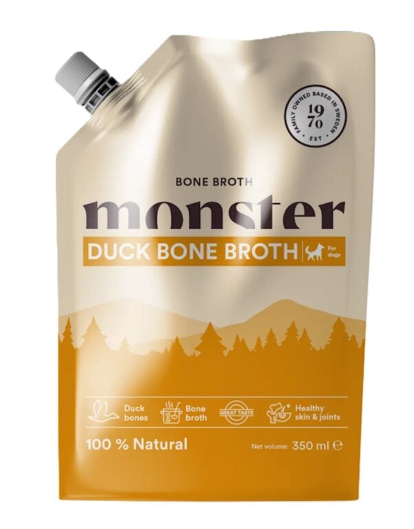 Monster Dog Bone Broth Duck 350ml