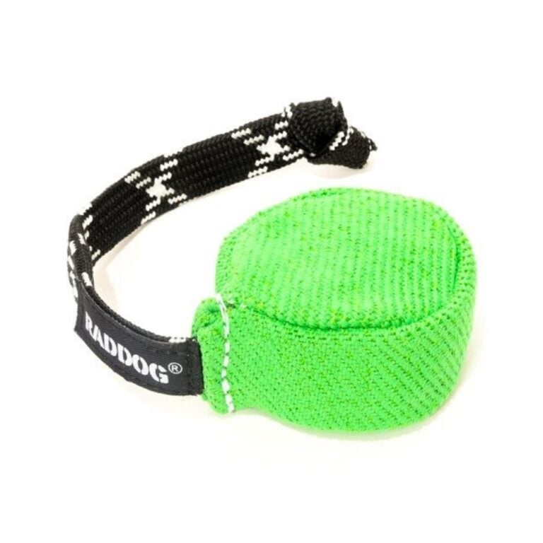 Raddog Puck Ringokiekko 7cm, naru 24cm vihreä B00655