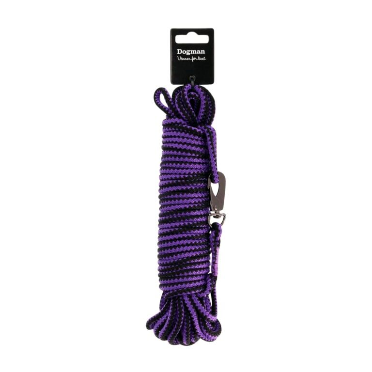 Dogman Iris jälkiliina punottu 15m lila