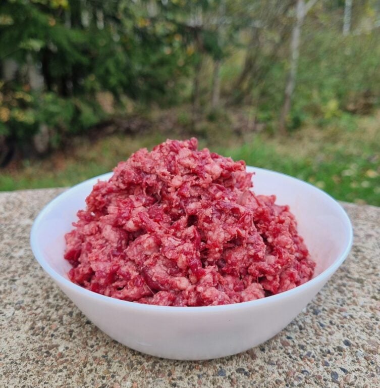 Huippu vapaana laiduntavan lampaan jauheliha 800g