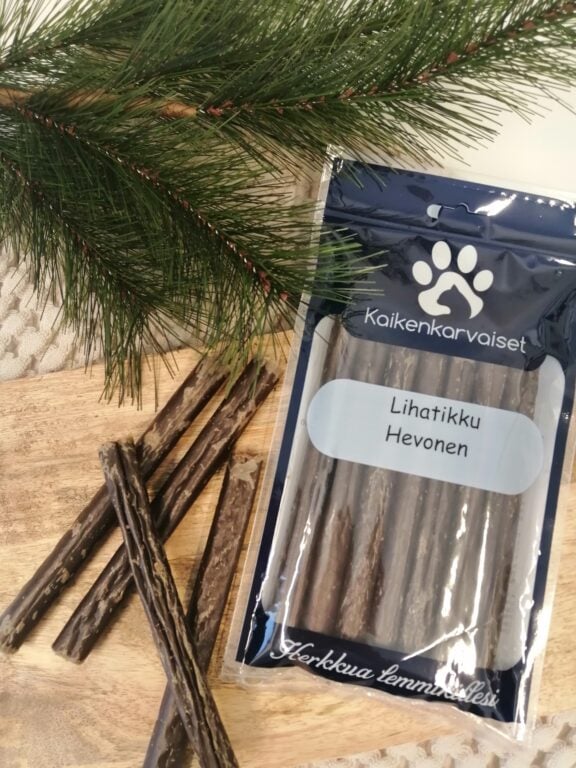 Kaikenkarvaiset Lihatikku Hevonen 120g