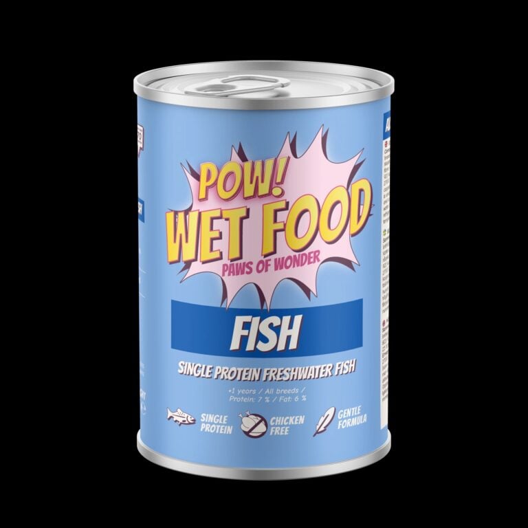 POW! Dog Adult Fish - märkäruoka 400g