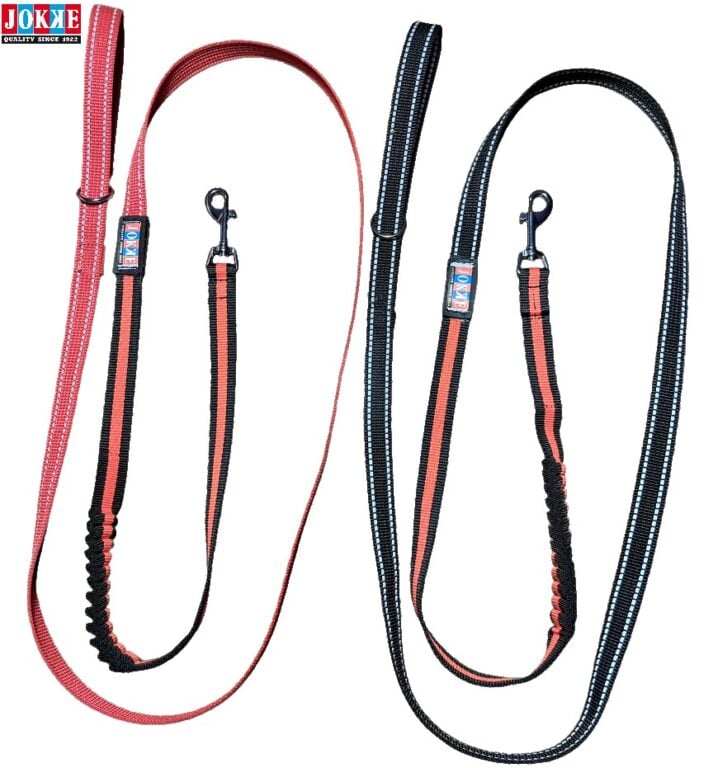 Jokke Flex Joustava Talutin 180cm musta